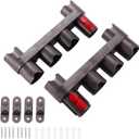 SUNRL 2PCS Accessory HolderCompatible for DysonVacuum Cleaner V15 V12 V11 V10 V8 V7 Attachment Holder Wall Mount Tool Holder Organizer