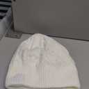 Wireless Beanie Hat for Men Women Wireless Headset Headphones Music Audio Boys Girls Winter Cap with Speaker Mic Hands Free Outdoor Sport Stereo Earphone Earpieces Warm White