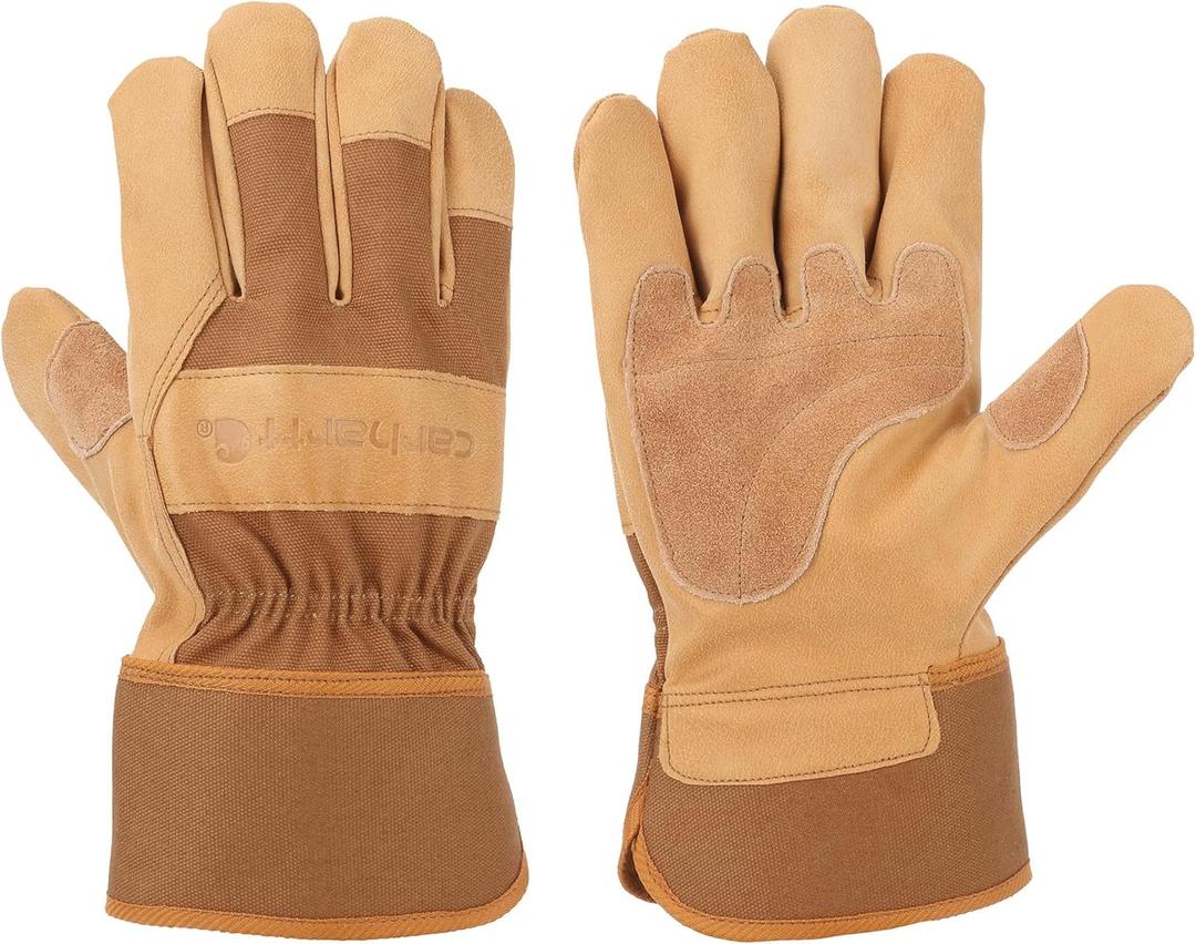 Carhartt Men's System 5 Work Glove with Safety Cuff (2X-Large (Pack of 1), Brown)