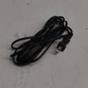 TV Power Cord 10Ft Long Plug Cable Replacement for Samsung LG TCL Sony Hisense Apple (UL Listed - Non Polarized, 125V - 18 AWG)