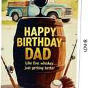 3 x Funny Birthday Card for Dad, Happy Birthday Cards for Father, Humorous Father's Day Card,Double-sided,8x5.3inch (KT-012) (M2-0LTD-J2W6)
