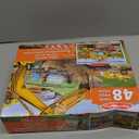 Melissa & Doug Building Site Floor Puzzle, 48 pc Jumbo Jigsaw Puzzle, Educational Screen Free Activity for Toddler, Preschoolers and Kids Ages 3+ (2 x 3 Feet) - FSC Certified