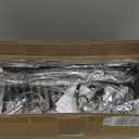 MOOACE Slim Storage Cart, 4 Tier Rolling Kitchen Shelving Unit on Wheels Mobile Narrow Cart with Wooden Tabletop for Bathroom, Laundry Narrow Places, 16.6''x 7.3''x 31.1''inch (Black)