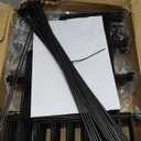 30 Pack Decorative Garden Fence Total 32.5ft (L) x 24in High 1.44" Gap Metal Wire Rustproof Small Animal Barrier Fence Easy Assembly Patio Yard Seedlings Protection Fencing Border Black