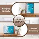 Brown 19x25 Picture Frame Lightweight yet Durable Frame Wall Hanging