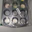 Wilton Gold Non-Stick 12 -Cup Muffin Pan, Stainless Steel Bakeware, Made without PFAS, 10.5 x 15 x 1.4 in