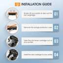 TN433 Toner Cartridge Set TN-433 MFC-l8900Cdw HL-L8360Cdw Replacement for Brother TN433 TN 433 for Brother MFC l8900Cdw HL-L8260Cdw MFC-L8610Cdw HL-L8360Cdwt Printer Ink (Black Cyan Magenta Yellow)