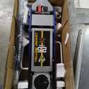 YELLOW JACKET Floor Jack 2.5 Ton Hydraulic Low Profile Aluminum and Steel Racing Car Jack with Fast Lifting Dual Pump, 5500 lbs Capacity (Blue)