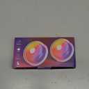 Rechargeable Shower Light No Wiring - 15 Color Changing Mood Light for Shower Bathroom Closet Bedroom Livingroom, 2 Pack