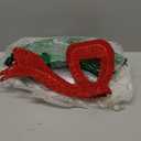 Outdoor Christmas Wreath Decoration - 24" Bright LED Christmas Wreath Lights with Bow, Large Lighted Christmas Wreaths Window Lights for Wall, Windows, Front Door Decor, Red Bow - Green Wreath