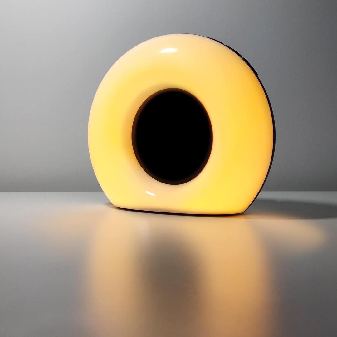 DailyBody Sound Machine White Noise Machine with 30 Soothing Sounds 12 Colors Night Light 36 Levels Volume 5 Timers & Memory Function Effectively Blocks Noise Ideal Sleep Machine for Baby Kids Adults (Q-Black)