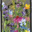 LUHOURI for iPhone 16e Case Cute - Wireless Charing Compatible,Trendy Floral Design for Women Girls,Military-Grade Shockproof Not-Slip Matte Phone Cover, Blooming Flowers