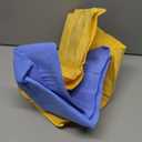 Premium 2pk Mini +1 Free Shammy Cloth for Car Drying - 17x13 - Super Absorbent Chamois Towel for Car - Scratch-Free, Reusable & Soft Cleaning Towel (Yellow, Blue)