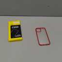 JETech Case for iPhone 13 6.1-Inch, Non-Yellowing Shockproof Phone Bumper Cover, Anti-Scratch Clear Back (Red)