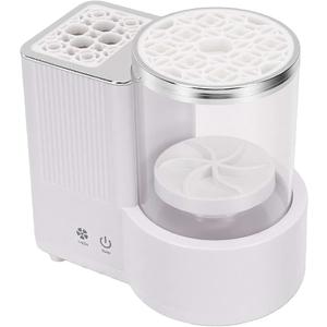 Electric Makeup Brush Cleaner, Automatic Cosmetic Brush Washer Machine for All Types, Gentle Cleaner with Fast Spin Dry for Home Salon