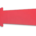 Red Arrow Signs with Stakes 16 x 5 Inches,This Way Directional Arrow Yard Signs,Wedding Yard Signs, Birthday Party Signs (10)