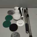 Electric Spin Scrubber,Cordless Shower Scrubber with Power Display Screen,IP68 Waterproof Bath Cleaning Brush,Adjustable Extension Handle & 2 Speeds,Electric Cleaning Brush for Bathroom,Kitchen,Tub