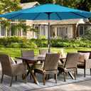 Blissun 9ft Patio Umbrella Replacement Canopy, Market Umbrella Top, Outdoor Table Umbrella Canopy for 8 Ribs, Canopy Only