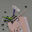 eXtremeRate DIY Full Set Shell Buttons for Nintendo Switch OLED, Black Replacement Back Plate & Kickstand, Custom Housing for Nintendo Switch OLED JoyCon Controller -Controller Not Included