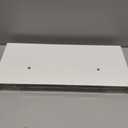 QEEIG Floating Shelf for Wall Bathroom Shelves Bedroom Kitchen Living Room Farmhouse Small Book Shelf 16 inch Set of 1, White (015-W1)