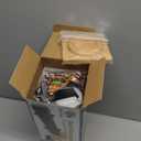 Sushi Making Kit, 22pcs Roller Maker for Beginners With Guide Book, Bazooka, Knife, Mat, Avocado Slicer, Chopsticks, Sauce Dishes & More - Sushi Lover's Gift (Black2)