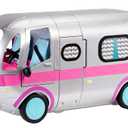 LOL Surprise Glamper – Metallic Silver, Fashion Camper Deluxe Doll Playset, 55+ Surprises, Fully Furnished, Working Lights and Sounds, Gift for Kids 4+