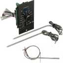 Grill Parts For Less Compatible Pit Boss Digital Control Board Upgrade Kit with Dual Meat Probe Capability