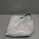 MYSTIC-HOME Sheer Curtains White 63 Inch Length, Rod Pocket Voile Drapes for Living Room, Bedroom, Window Treatments Semi Crinkle Curtain Panels for Yard, Patio, Villa, Parlor, Set of 2, 52"x 63"