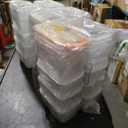 PRAKI 30 Pack Airtight Food Storage Containers for Kitchen Pantry Organizers and Storage, Plastic Kitchen Storage Canisters with Lids,Cereal, Flour & Sugar Containers - Labels, 6 Spoon & Marker (Black-30 Piece)