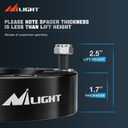 Nilight 2.5" Front Leveling Lift Kit for Chevy Silverado 1500/GMC Sierra 1500 2007 2008 2009 2010 2011 2012 2013 2014 2015 2016 2017 2018 2019 2020 2021 2022 2023