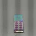 BTArtbox Press On Nails Almond - Lavender Purple Short Press On Nails with Glue for Women, Opaque Soft Gel Glue On Nails in 16 Sizes - 32 Stick On Nails Kit, Orchid Dew