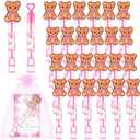 36 Sets Bear Bubble Wands Bulk Baby Shower Favors 36 Blue Bubble Wands 36 It's A Boy Stickers 36 We Can Bearly Wait Cards for Boy Baby Shower Baptism Bear Theme Party Supplies Summer Birthday(Blue)