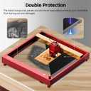 UniTak3D Honeycomb Laser Bed 440 x 440 mm Working Table for XTool D1/D1 Pro/S9/S10/S30 Pro/RAY5 Engraver Fast Heat Dissipation and Desktop Protection with Aluminium Plate(Working Area:15.75x15.75in)