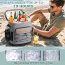 Large 52cans Cooler Backpack, Insulated, Waterproof, Leak Proof, 30L Large Capacity