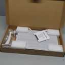 13W Solar Panel for Outdoor Security Cameras, USB-C, Micro USB & 5.5x2.1mm DC Output, 360 Mount, IP66 Waterproof, 7.2FT Cable, Compatible with 5V Battery Powered Cameras