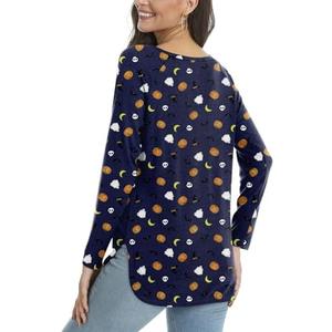 POPYOUNG Womens Tunic Tops to Wear with Leggings Fall Long Sleeve Crewneck Casual Blouse Winter Sweatshirt Size 2XL