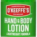 O'Keeffe's Hand and Body Lotion with Glycerin and Shea Butter - 12 oz Pump (1 Pack) - Daily Essential Hydration, Heals & Relieves Extremely Dry Skin (No Pump)