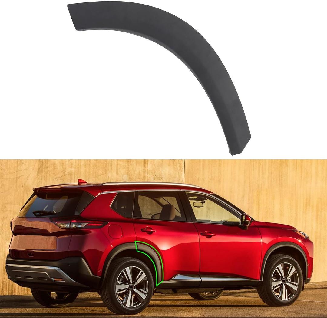 Door Side Wheel Molding Trim Fit for Nissan Rogue 2021 2022 2023 Replace for 788606RR0A (Rear Right Side)