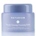 Naturium Purple Ginseng Cleansing Balm Plus Plant-Based Esters & Linoleic-Rich Oils, Smoothing Face Wash, 3.0 oz