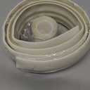 4FT Cord Cover Floor, Beige Cord Hider Floor, Extension Cable Cover Power Cord Protector Floor, Cable Management Hide Cords on Floor- Soft PVC Wire Covers - Cord Cavity: 0.47" (W) x 0.24" (H)