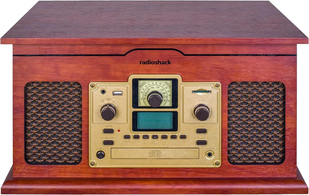 RadioShack Vintage 8-in-1 Bluetooth Record Player