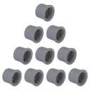 uxcell 10 Pcs PVC DWV Reducer Bushing 3/4" x 1/2"(Socket x Socket) Thread Coupling Connectors PVC Pipe Reducer Adapter Fitting for Pipe Connecting Home Sewer Plumbing, Grey