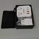 DOACE 2000W 220V to 110V Voltage Converter for European Travel, Voltage Converter US to Europe for Hair Dryers with Fast Charging Power Converter Adapter Combo with 4 USB Ports Step Down Transformer