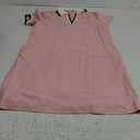 Kissonic Polo Dresses for Women Short Sleeve Tennis Golf Dress V Neck Summer Casual Dress with Pocket (X-Large, Pink)