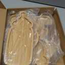 Charcuterie Board Platters 4 Pcs Baby Shower Food Trays Wooden Large Serving Tray Fillable Boxes for Food Snack Fruit Platters Wood Charcuterie Trays Birthday Gender Reveal Party Decoration