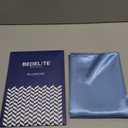 BEDELITE Satin Pillowcase for Hair and Skin, Super Soft and Cooling Similar to Silk Pillow Cases 2 Pack with Envelope Closure, Gift for Women Men(20"x30" Queen Size, Airy Blue)