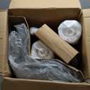 Yaheetech Grey Bar Stools Set of 2, PU Leather Bar Chairs with Backrest, Height Adjustable Swivel Island Stools for Bar, Kitchen Counter, Light Grey