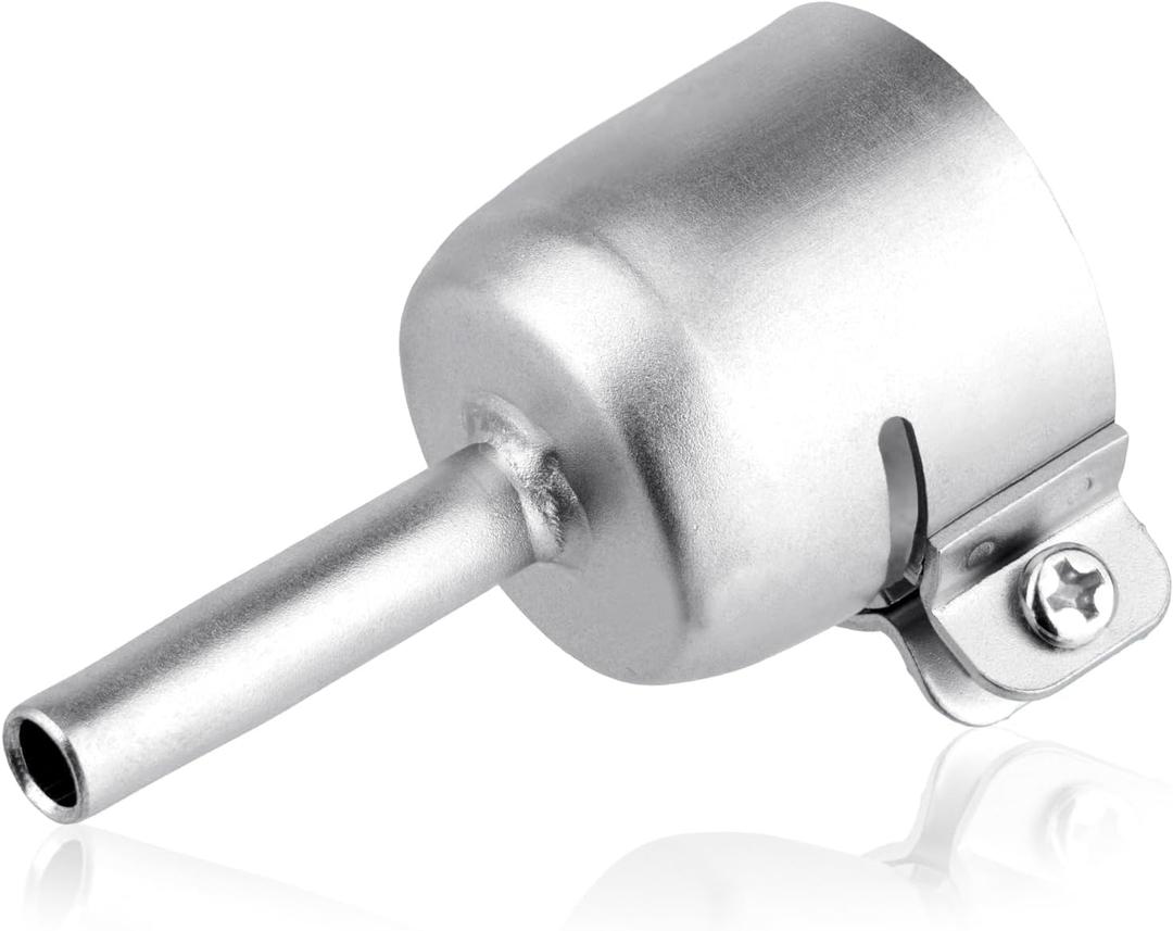 Hot Air Welding Nozzles 5mm Standard Round Tip, Stainless Steel Welding Nozzle Replacement for Hot Air Plastic Welder Heat Gun