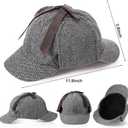 Jeyiour 8 pcs Detective Costume Accessories for Adults Men Women Detective Hat Kit Outfit Party Decor (Beige)