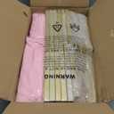 7.2FT, 6FT Wedding Arch Stand and Matching Pink Spandex Fitted Arch Backdrop Cover Set, Round Top Chiara Backdrop Stands and Covers for Birthday Party Baby Shower Banquet Arch Decor (Pink)